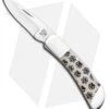 Bear & Son Midsize Lockback Knife Branded Bone (2.5" Satin)