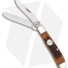 Bear & Son Mini Trapper Knife Red Stag Bone (2.75" Satin) CRSB07
