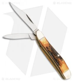 Bear & Son Peanut Stag Bone Traditional Pocket Knife (2" Satin) 520