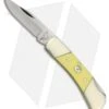 Bear & Son Lockback Knife Yellow Delrin (2.25" Satin) C326