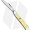 Bear & Son Peanut Yellow Delrin Traditional Pocket Knife (2" Satin) C319