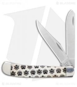 Bear & Son Trapper Knife White Bone Bear Branded (3.25" Satin) WBJB54