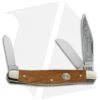 Boker Stockman Pocket Knife 4" Whiskey Barrel Wood (117474TWB)