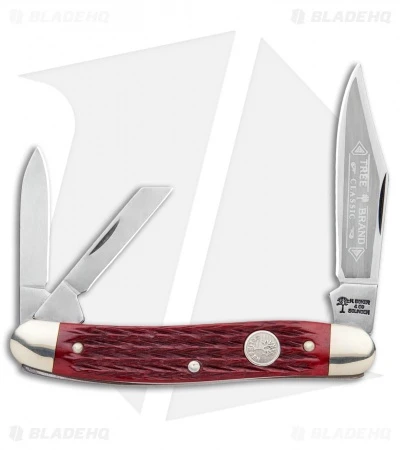 Boker Whittler Pocket Knife Jigged Red Bone 110280SRB