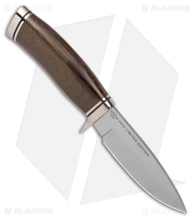 Buck Knives Buck 192 Vanguard Limited Edition Fixed Blade Knife Green Micarta (4.1" Satin) - Image 2