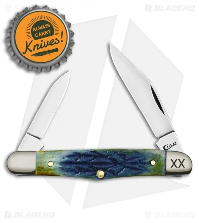 Case Cutlery Half Whittler Burnt Purple Bone Tribal Jig (6208 SS) - Image 4