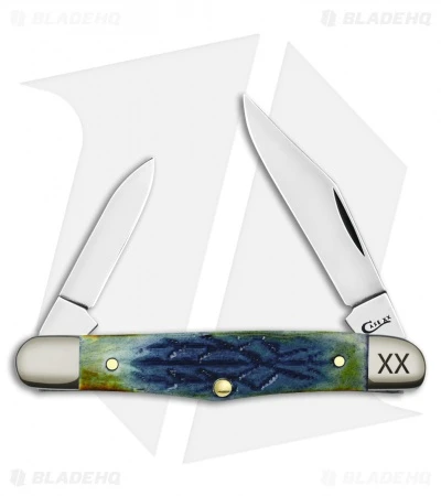 Case Cutlery Half Whittler Burnt Purple Bone Tribal Jig (6208 SS)