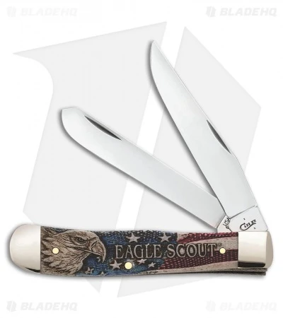 Case BSA Eagle Scout Trapper Traditional Knife 4.125" Bone (6254 SS) 18050