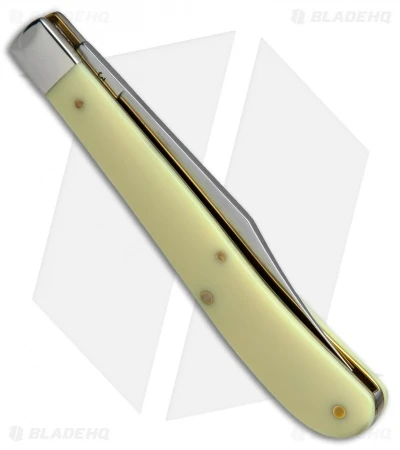 Case Barehead Slimline Trapper Knife 4.125" Yellow (31048 SS) 80031 - Image 3