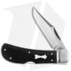 Case Bose Locking Lanny's Clip Knife Black Canvas Laminate (3" Satin) 08840