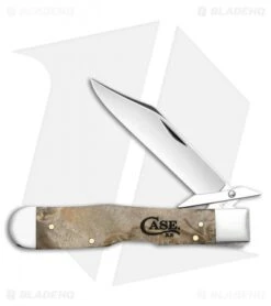 Burnt CheetahÂ® Lockback Knife 4.375" Natural Box Elder (7111 1/2L SS) 16567