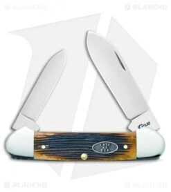 Case Cutlery Canoe Traditional Pocket Knife 3.625" Antique Bone 25156