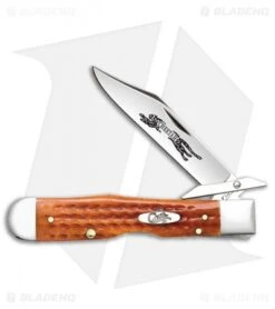 Case Cheetah Lockback Knife 4.375" Harvest Orange Bone (6111 1/2 SS) 7399