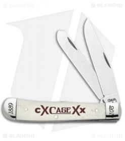 Case Cutlery 130th Anniversary Trapper Knife 4.13" White Bone