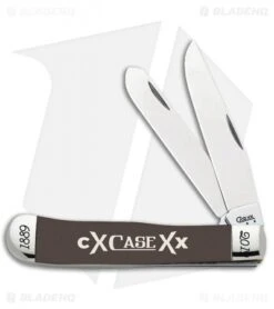 Case Cutlery 130th Anniversary Trapper Knife 4.13" Brown Bone