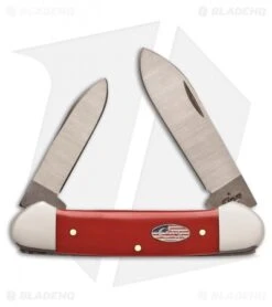 Case Cutlery American Workman Canoe Traditional Knife 3.625" Red (42131SS) 13455