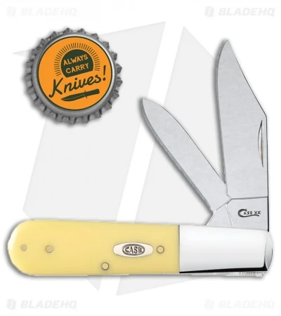 Case Cutlery Barlow Pocket Knife 3.37" Synthetic Yellow (32009 1/2 SS) 81092 - Image 4