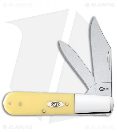 Case Cutlery Barlow Pocket Knife 3.37" Synthetic Yellow (32009 1/2 SS) 81092