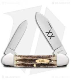Case Cutlery Canoe Pocket Knife 3.625" Vintage Bone (62131 SS) 25962
