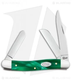 Case Medium Stockman Pocket Knife 3.625" Kirinite Pearl Green (10318 SS) 27373