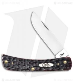 Case Sod Buster Jr. Traditional Knife 3.625" Crimson Peach Seed Jig Bone