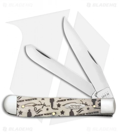 Case Knives John Wayne Trapper 4.1" Smooth Bone (6254 SS) 10712