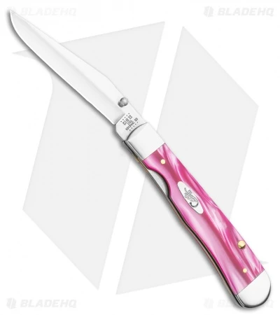 Case Kickstart TrapperLock Assisted Knife Pink Pearl Kirinite (10154AC SS)