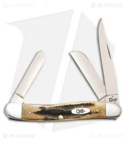 Case Cutlery Medium Stockman Traditional Knife 3.25" Bonestag (6.5318 SS) 03578