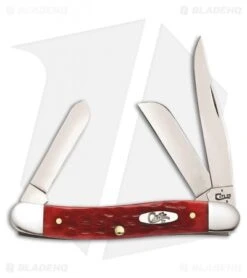 Case Cutlery Medium Stockman Traditional Knife 3.625" Red Bone (6318 CV) 06999