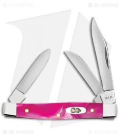 Case Cutlery Small Stockman Knife 2.625" Pink Pearl Kirinite (10333 SS)