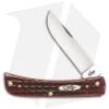 Case Cutlery Pocket Worn Sod Buster Jr. Traditional Knife 3.625" Red Bone 10304