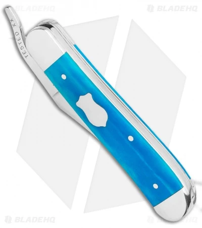 Case Russlock Knife 3.5" Smooth Caribbean Blue Bone (61953L SS) - Image 2