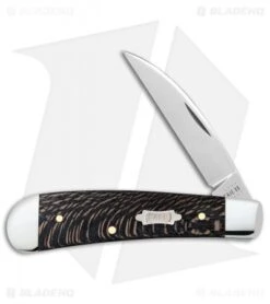 Case Cutlery Sway Back Pocket Knife 3.125" Black Sycamore Wood (TB71117 SS)