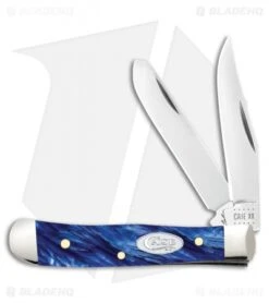 Case Cutlery Tiny Trapper 3.4" Blue Pearl Kirinite (102154 SS) 23440