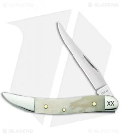 Case Cutlery Small Texas Toothpick Knife 3.00" Natural Giraffe Bone (EX10096 SS)