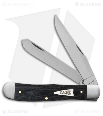 Case Trapper Knife 4.1" Black Micarta (4254 SS)