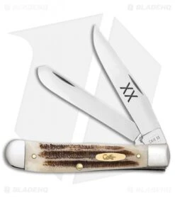 Case Trapper Traditional Knife 4.125" Jigged Vintage Bone (6254 SS) 25964