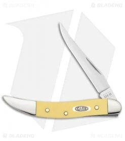 Case Small Texas Toothpick Knife 3.00" Yellow Synthetic (310096 CV)