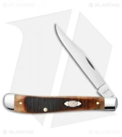 Case Dark Molasses Bone Sawcut Jig Slimeline Trapper (61048 SS)