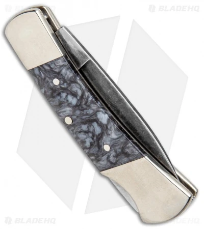 Case Harley-Davidson Lockback Pocket Knife 3" Black Swirl Kirinite (101225L CV) - Image 3