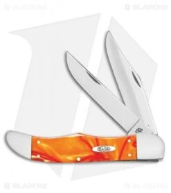 Case Folding Hunter Traditional Pocket Knife 5.25" Orange Pearl (10265SS)