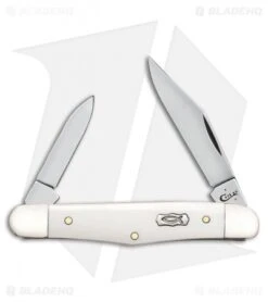 Case Ichthus Half Whittler Traditional Knife 3.25" White Polymer (4208 SS)17267