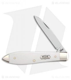 Case Ichthus Teardrop Traditional Knife 3.625" White Polymer (TB41028 SS) 17268