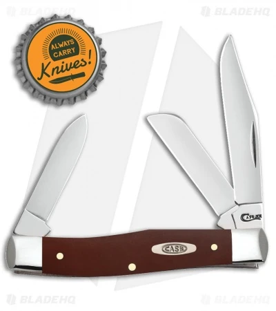 Case Knives Brown Synthetic Smooth Medium Stockman (43032 SS) - Image 2