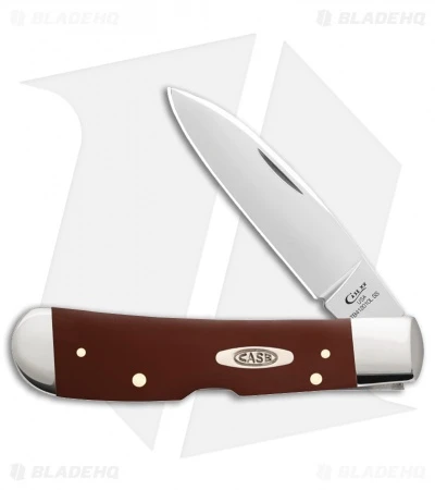 Case Knives Brown Synthetic Smooth Tribal Lock W/Clip (TB412010LC SS)