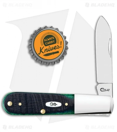 Case Knives Hunter Green Bone Sawcut Barlow (61009 SS) - Image 2