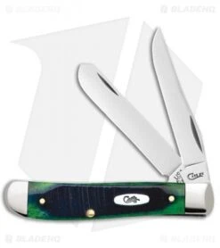 Case Knives Hunter Green Bone Sawcut Mini Trapper (6207 SS)