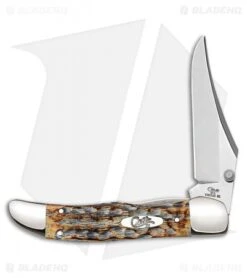 Case Knives Kickstart Mid-Folding Hunter Assisted Burnt Gray Bone (61265AC SS)