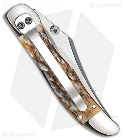 Case Knives Kickstart Mid-Folding Hunter Assisted Burnt Gray Bone (61265AC SS) - Image 2
