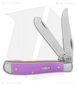 Case Knives Mini Trapper Knife Lilac Ichtus Synthetic (4207 SS) - 39163